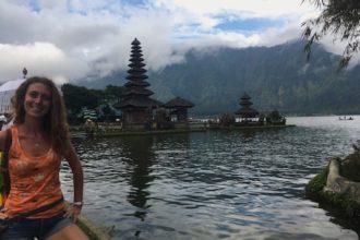 At Pura Ulun Danu Bratan in Bali in 11 Days