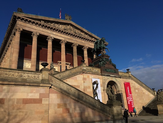 Alte National Galerie on the Museum Island of Berlin
