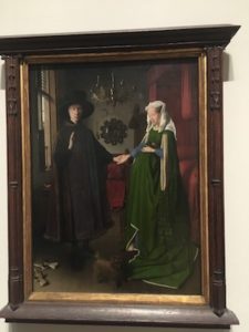 Arnolfini Portrait by Van Eyck n the National Gallery of London