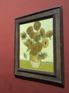 Sunflowers by Van Gogh in the National Gallery of London